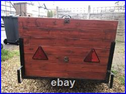 Small Wooden Trailer, perfect for camping