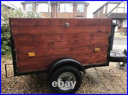 Small Wooden Trailer, perfect for camping