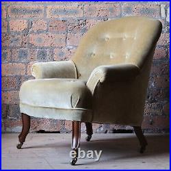 Small antique style tub bedroom armchair SN1103