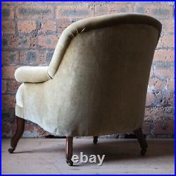 Small antique style tub bedroom armchair SN1103