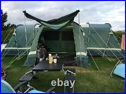 Small camping trailer Nova Portfalot and tent