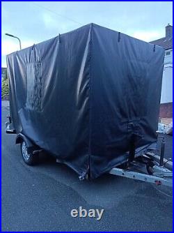 Small car or bike transporter / covered box trailer