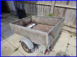 Small car trailer, 5ft by 3ft. Inc new trailer board