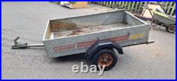 Small car trailer gracecourt skivvy galvanized 1.55x0.93m 5x3ft camping trailer Small car trailer gracecourt skivvy galvanized 1.55x0.93m 5x3ft camping trailer
