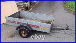 Small car trailer gracecourt skivvy galvanized 1.55x0.93m 5x3ft camping trailer Small car trailer gracecourt skivvy galvanized 1.55x0.93m 5x3ft camping trailer