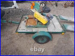 Small flat bed trailer Small quad/Stationery Engine/petrol jet washer