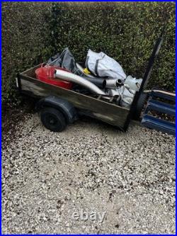 Small trailer with lights and 4 tyres