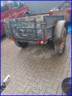 Solid Metal Trailer Towing Eye with Spaire Wheel Big Heavy Duty