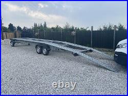 Stedele Tri Axle Articulated 2 car transporter trailer 8.5 M Long X 1.82 M Wide