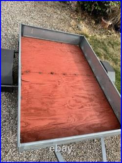 Steel sided Utility Trailer 1.41m x 2.15m New wheel 13 pin socket Good condition Steel sided Utility Trailer 1.41m x 2.15m New wheel 13 pin socket Good condition