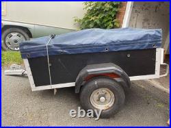 Sturdy hand built trailer for sale, used, Single Axle, with cover