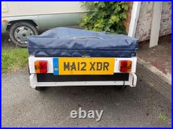 Sturdy hand built trailer for sale, used, Single Axle, with cover