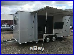 Super Large Twin Axle Exhibition/Accommodation Trailer. No need to leave site