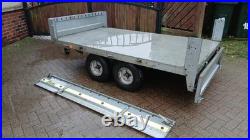 TRAILER 8ft x 4.4ft TWIN AXLE GALVANISED UNBRAKED
