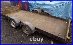 TWIN AXLE CAR TRAILER 12ft x 6ft
