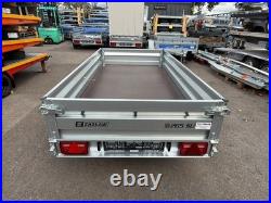 Tilt Trailer General Use Flat Bed 750kg 8.7 x 4.3ft 265cm x 132cm UNBRAKED