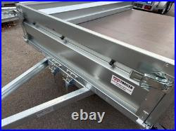 Tilt Trailer General Use Flat Bed 750kg 8.7 x 4.3ft 265cm x 132cm UNBRAKED