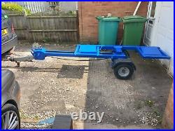 Tilt and Slide Car Dolly Braked Recovery Trailer