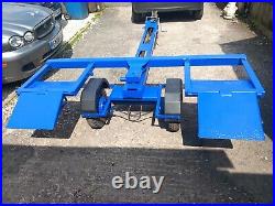 Tilt and Slide Car Dolly Braked Recovery Trailer