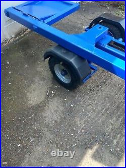 Tilt and Slide Car Dolly Braked Recovery Trailer