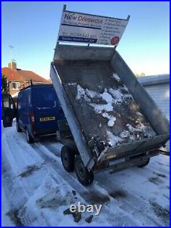 Tipper Tipping Trailer 9 X 5 Year 2014 Heavy Duty Ramps For Digger Or Dumper