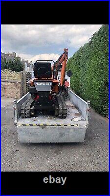 Tipper Tipping Trailer 9 X 5 Year 2014 Heavy Duty Ramps For Digger Or Dumper
