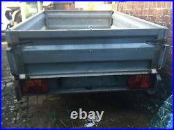 Tipping trailer with ladder rack and galvanised