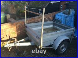 Tipping trailer with ladder rack and galvanised