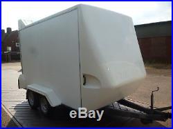 Tow A Van Box Trailer Large Twin Wheelex Police