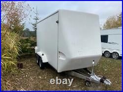 Tow A Van Indespension Box Trailer 14ft X 6ft 3.5ton Brand New Axles, Serviced