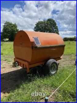 Towable Diesel Bowser Tank Trailer, Single Axle (1 Axle) Diesel Bowser Trailer
