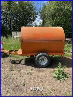 Towable Diesel Bowser Tank Trailer, Single Axle (1 Axle) Diesel Bowser Trailer