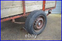 Trailer 106cm wide x 166cm internal. Leaf springs good tyres easy to move about