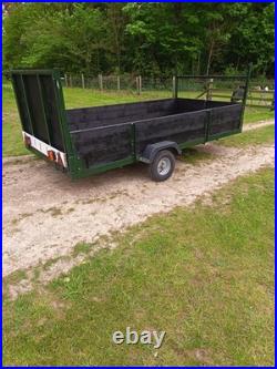 Trailer 10 X 5 foot, Low Bed For Machinery Etc, Heavy Duty Ramp