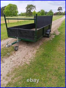 Trailer 10 X 5 foot, Low Bed For Machinery Etc, Heavy Duty Ramp