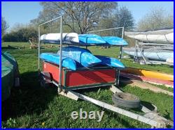 Trailer, 6 Kayaks And A Barrell Trailer, 6 Kayaks And A Barrell