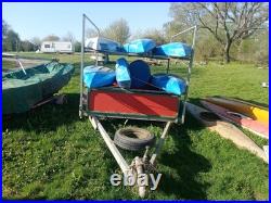 Trailer, 6 Kayaks And A Barrell Trailer, 6 Kayaks And A Barrell