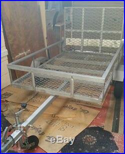Trailer, 6'x4', galvanised, quad bike, scooter, ramp, camping, tip, moving stuff