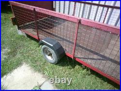 Trailer 8 X 4 Cage Sides Drop Tailgate