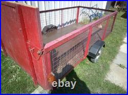 Trailer 8 X 4 Cage Sides Drop Tailgate