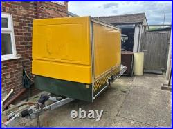 Trailer 8ft x 5ft fiberglass body for sale