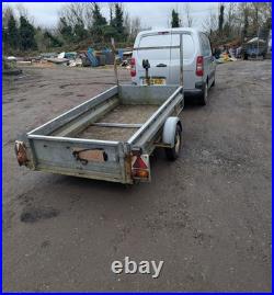Trailer 8x4ft Galvanised Braked New Tyres Locking Hitch Electrics Working Order