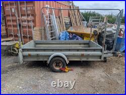 Trailer 8x4ft Galvanised Braked New Tyres Locking Hitch Electrics Working Order