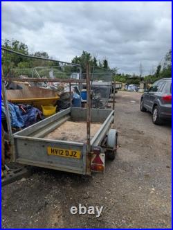 Trailer 8x4ft Galvanised Braked New Tyres Locking Hitch Electrics Working Order