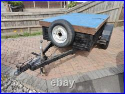 Trailer For Car 6x4ft (Braked With Suspension)