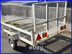 Trailer For Golf Buggy Quad Lawnmower With Ramp