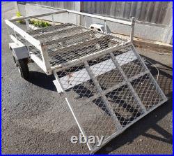 Trailer For Golf Buggy Quad Lawnmower With Ramp