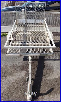Trailer For Golf Buggy Quad Lawnmower With Ramp