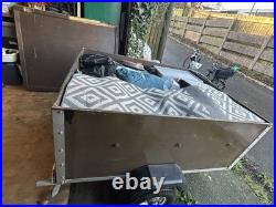 Trailer Length 5ft 152 Cm. Width 4ft 122 Cm Height 3ft 2 Ins 97 Cm Length