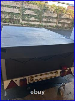 Trailer Length 5ft 152 Cm. Width 4ft 122 Cm Height 3ft 2 Ins 97 Cm Length